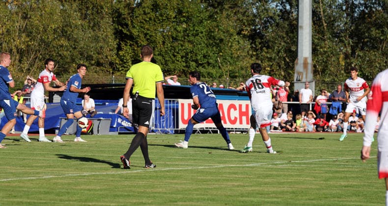 25.09.26 VfB Stuttgart - 1. FC Heidenheim Deutschland, Weinstadt, 25.09.2026, Fussball, Bundesliga, Saison 2026 2027, Testspiel, VfB Stuttgart - 1. FC Heidenheim: Atakan Karazor (VfB Stuttgart); Tor 1:0 Karazor.