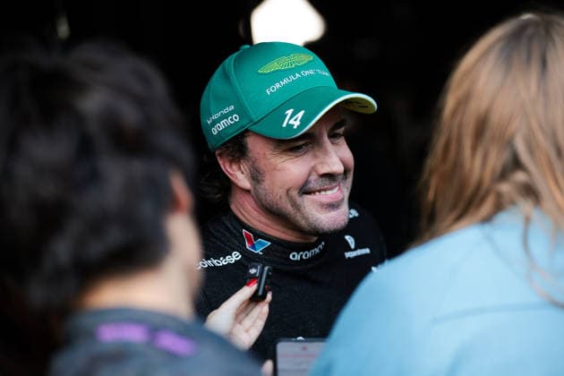 F1 - AZERBAIJAIN GRAND PRIX 2026 ALONSO Fernando (spa), Aston Martin F1 Team Honda AMR26, portrait during the 2026 Formula 1 Azerbaijan Grand Prix, 15th round of the 2026 Formula One World Championship, WM, Weltmeisterschaft from September 24 to 26, 2026 on the Baku City Circuit, in Baku, Azerbaijan - BakuAzerbaijan  Copyright: xEricxAlonsox