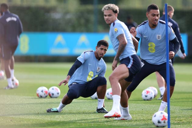 England Training 25 September 2026, Enfield - International Football - England Training - Jude Bellingham - Photo: Charlotte Wilson Offside. Enfield UK Copyright: xCharlottexWilsonx xOffsidexOffside