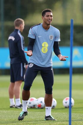 England Training 25 September 2026, Enfield - International Football - England Training - Jude Bellingham - Photo: Charlotte Wilson Offside. Enfield UK Copyright: xCharlottexWilsonx xOffsidexOffside