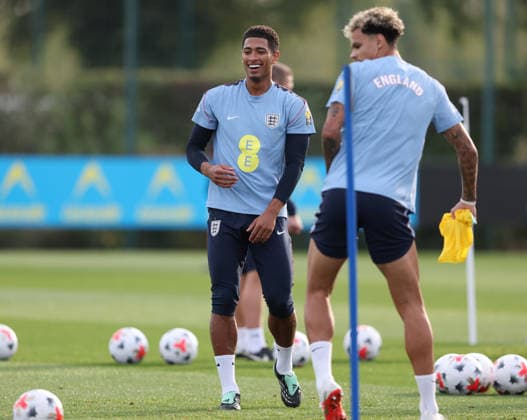 England Training 25 September 2026, Enfield - International Football - England Training - Jude Bellingham - Photo: Charlotte Wilson Offside. Enfield UK Copyright: xCharlottexWilsonx xOffsidexOffside