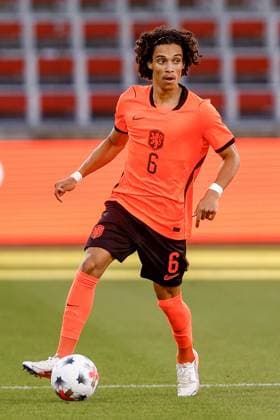 DEVENTER , 25-09-2026 , Stadium De Adelaarshorst , season 2026 2027 , EURO U-21 Qualification football . match between Netherlands U-21 and Norway U-21, Picture shows Netherlands U21, U 21 player Gjivai Zechiel Netherlands U21 - Norway U21  x207556615x Copyright: