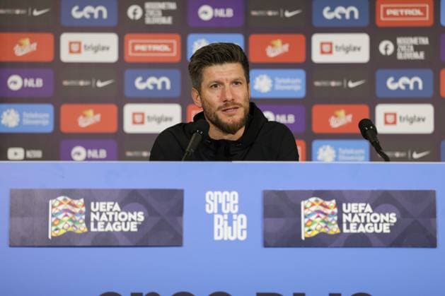 Scotland Men s Team Manager Sebastien Pocognoli during the Scotland Team press conference, PK, Pressekonferenz Scotland Team Press Conference, International Football, Stadion Stozice, Ljubljana - 25 Sep 2026Ljubljana Stadion Stozice Slovenia  Copyright: xNikxModer Shutterstockx 17168636j
