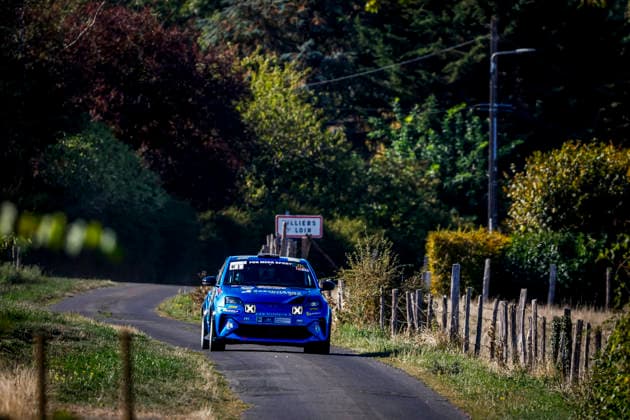 AUTO - RALLYE COEUR DE FRANCE 2026 E1 RABILLOUD Melvin, MAHINC Enzo, Alpine A290, action during the Rallye Coeur de France 2026, 7th round of the Championnat de France des Rallyes 2025, from September 26 to 27, 2026 in VendÃ me, France -  Copyright: xGREGORYxLENORMANDx