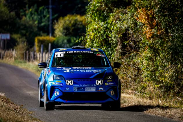 AUTO - RALLYE COEUR DE FRANCE 2026 E1 RABILLOUD Melvin, MAHINC Enzo, Alpine A290, action during the Rallye Coeur de France 2026, 7th round of the Championnat de France des Rallyes 2025, from September 26 to 27, 2026 in VendÃ me, France -  Copyright: xGREGORYxLENORMANDx