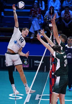 Db Milano 25 09 2026 - Campionato Europeo Pallavolo maschile Slovenia-Polonia foto Daniele Buffa Image nella foto: Rok Mozic 