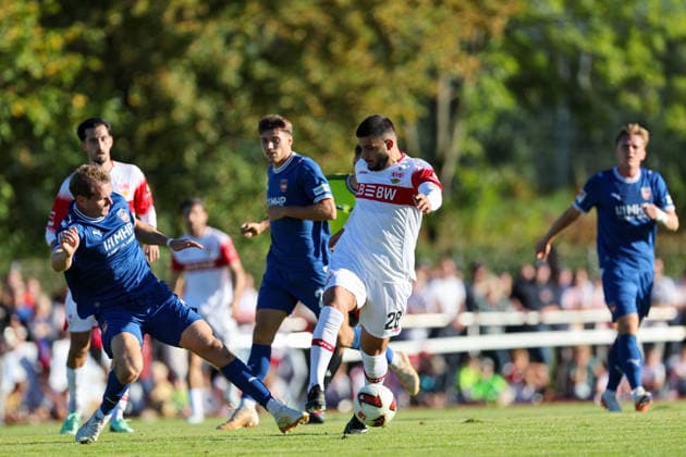 Deniz Undav (VfB Stuttgart, 26) nimmt einen Lauf auf GER, VfB Stuttgart vs. 1. FC Heidenheim 1846, Fussball, Freundschaftsspiel, Spielzeit 2026 2027, 25.09.2026 GER, VfB Stuttgart vs. 1. FC Heidenheim 1846, Fussball, Freundschaftsspiel, Spielzeit 2026 2027, 25.09.2026 Beutelsbach Copyright: xEibner-Pressefoto SoerenxHerwegx EP_SHG