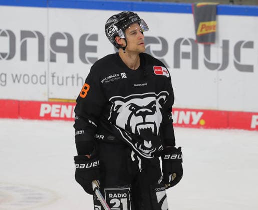 Tyler Gaudet (Grizzlys Wolfsburg) Eishockey, DEL, Penny DEL, Herren, Maenner, Saison 2026 2027 Grizzlys Wolfsburg gegen Schwenninger Wild Wings