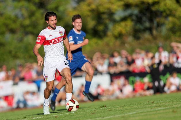 Leonidas Stergiou (VfB Stuttgart, 20) GER, VfB Stuttgart vs. 1. FC Heidenheim 1846, Fussball, Freundschaftsspiel, Spielzeit 2026 2027, 25.09.2026 GER, VfB Stuttgart vs. 1. FC Heidenheim 1846, Fussball, Freundschaftsspiel, Spielzeit 2026 2027, 25.09.2026 Beutelsbach Copyright: xEibner-Pressefoto SoerenxHerwegx EP_SHG