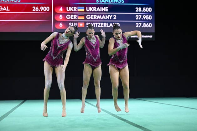 IPA88964804 - GANGNET, Justine, LAMANDE, Eva, LAREQUIE, Zoe (FRA) during the 30th World Acrobatic Gymnastics Championships, Gymnastics in Pesaro, Italy, September 25, 2026  Copyright: xFilippoxTomasi IPAxSportx xx IPA88964804