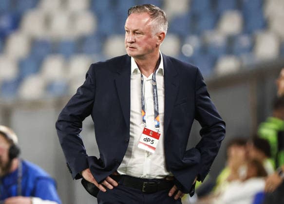 UEFA Nations League Group Stage, Boris Paitchadze Dinamo Arena, Tbilisi, Georgia 25 9 2026 Georgia vs Northern Ireland Northern Ireland manager Micheal O™Neill Micheal O™Neill 25 9 2026  Copyright: xx Georgia v N Ireland_086
