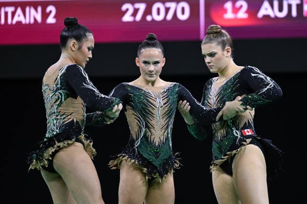 IPA88964821 - CHU Avelyn, FIORE Chloe, SUTHERLAND Katherine (CAN) during the 30th World Acrobatic Gymnastics Championships in Pesaro, Italy, on September 25, 2026  Copyright: xFilippoxTomasi IPAxSportx xx IPA88964821
