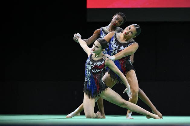 OTHER - Gymnastics - 30th Acrobatic Gymnastics World Championships Photo by IPA ABACAPRESS.COM88964794 - AZERRAD, Roni; DEVAUL, Layla; RAWLS-BLODGETT, Aydene (USA) at the 30th World Acrobatic Gymnastics Championships in Pesaro, Italy, September 25, 2026 Pesaro Italy  Copyright: xIPAxSport ABACAx