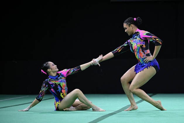 OTHER - Gymnastics - 30th Acrobatic Gymnastics World Championships Photo by IPA ABACAPRESS.COM88964798 - NOBLE Willow PADIOS Sydney (USA) during the 30th World Acrobatic Gymnastics Championships, Gymnastics in Pesaro, Italy, September 25, 2026 Pesaro Italy  Copyright: xIPAxSport ABACAx