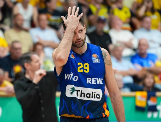 Patricio Garino (Phoenix Hagen, 29) reagiert. GER, Phoenix Hagen vs ratiopharm Ulm, easyCredit BBL, 2. Spieltag, Saison 2026-27, Krollmann Arena, Hagen, 25.09.2026 Foto: HMB Media Scott W. Coleman Copyright: HMBxMedia xScottxW.xColeman
