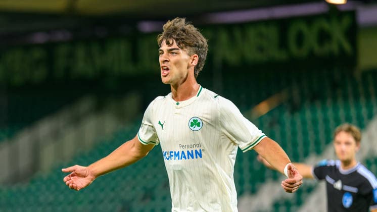 25.09.2026 - Fussball - Saison 2026 2027 - Regionalliga Bayern - 11. Spieltag: SpVgg Greuther Fürth 2 - 1. FC Nürnberg 2 - JoTe - xjoxtex - David Günes (24, SpVgg Greuther Fürth II ) Jube