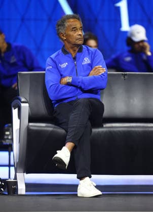 2026 Laver Cup, O2 Arena, London,25 09 2026 Laver Cup Team Europe Captain Yannick Noah (FRA) courtside for the match between Jakub Mensik (CZE) and Brandon Nakashima (USA) in the 2026 Laver Cup at the O2 Arena, London London O2 Arena London GBR, UK NEWSPAPERS OUT Copyright: xMarkxGreenwoodx