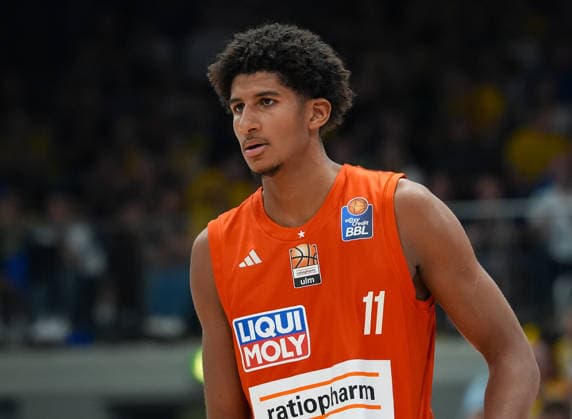 Meissa Faye (Ratiopharm Ulm, 11) GER, Phoenix Hagen vs ratiopharm Ulm, easyCredit BBL, 2. Spieltag, Saison 2026-27, Krollmann Arena, Hagen, 25.09.2026 Foto: HMB Media Scott W. Coleman Copyright: HMBxMedia xScottxW.xColeman