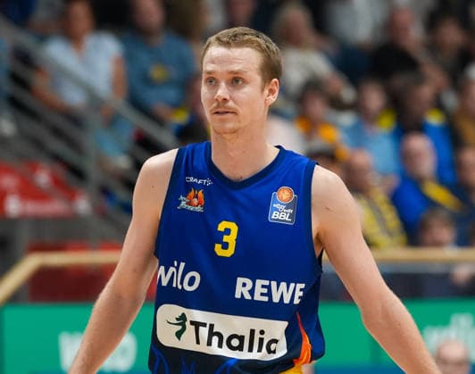 Adam Kunkel (Phoenix Hagen, 3) GER, Phoenix Hagen vs ratiopharm Ulm, easyCredit BBL, 2. Spieltag, Saison 2026-27, Krollmann Arena, Hagen, 25.09.2026 Foto: HMB Media Scott W. Coleman Copyright: HMBxMedia xScottxW.xColeman