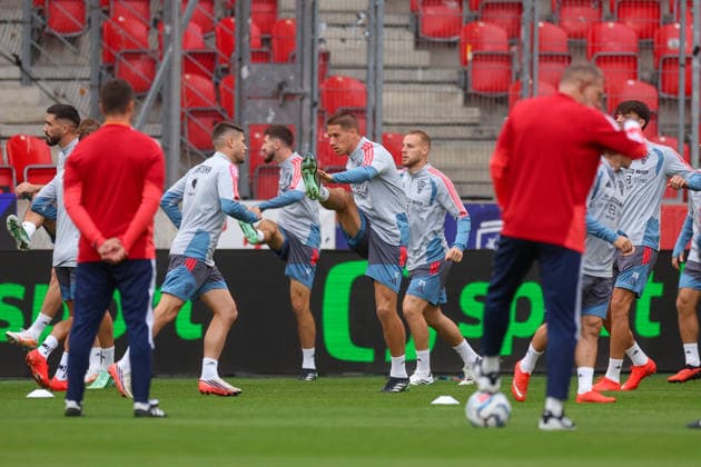Croatia press and training: UEFA Nations League MD-1 PLayers of Croatia during the training session of Croatia national team, Nationalteam at Fortuna Arena on September 25, 2026 in Prague, Czech Republic.  MatijaxHabljak PIXSELL
