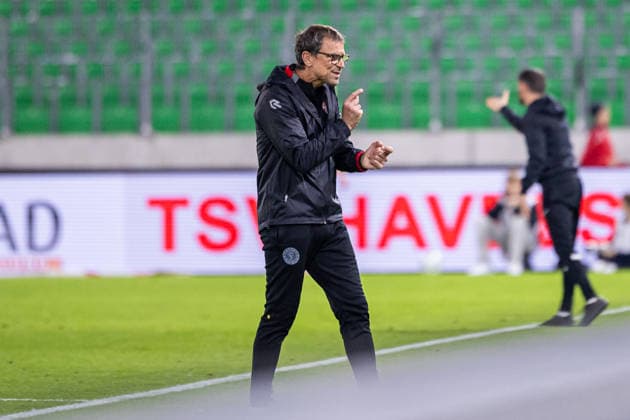 Matthias Mink (SC Fortuna Koeln, Cheftrainer) gestikuliert GER, TSV Havelse vs. SC Fortuna Koeln, Fussball, 3. Liga, 7. Spieltag, Spielzeit 2026 2027, 25.09.2026 DFL Regulations prohibit any use of photographers as image sequences and or quasi-video. GER, TSV Havelse vs. SC Fortuna Koeln, Fussball, 3. Liga, 7. Spieltag, Spielzeit 2026 2027, 25.09.2026 Hannover Copyright: xEibner-Pressefoto JanxRollingerx EP_JSK