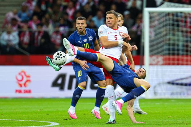 2026.09.25 Warszawa pilka nozna UEFA Liga Narodow Polska - Bosnia i Hercegowina N z Jan Bednarek Foto Pawel Andrachiewicz PressFocus 2026.09.25 Warsaw Football - UEFA Nations League Poland - Bosnia and Herzegovina Jan Bednarek Credit: Pawel Andrachiewicz PressFocus NEWSPIX.PL --- newspix.pl 