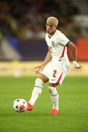 Rico Lewis of England U21, U 21 England U21 v Kazakhstan U21, UEFA European U21 Championship Qualifying, Football, Molineux Stadium, Wolverhampton, UK - 25 Sep 2026Wolverhampton Molineux Stadium United Kingdom  Copyright: xRyanxBrowne Shutterstockx 17169476ax