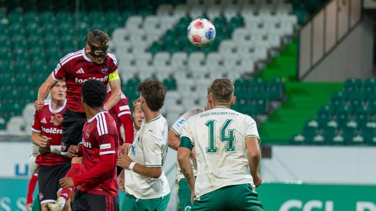 25.09.2026 - Fussball - Saison 2026 2027 - Regionalliga Bayern - 11. Spieltag: SpVgg Greuther Fürth 2 - 1. FC Nürnberg 2 - JoTe - xjoxtex - Fabian Menig (5, 1. FC Nürnberg FCN II )