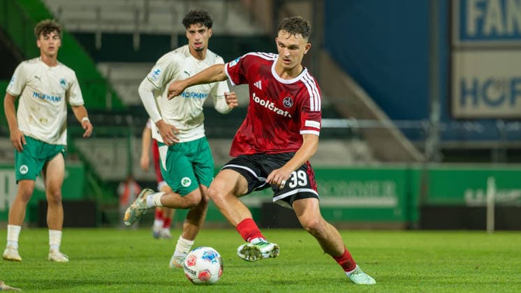 25.09.2026 - Fussball - Saison 2026 2027 - Regionalliga Bayern - 11. Spieltag: SpVgg Greuther Fürth 2 - 1. FC Nürnberg 2 - JoTe - xjoxtex - Joel Skowronek (39, 1. FC Nürnberg FCN II )