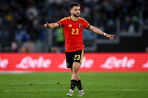Mg Roma 25 09 2026 - Nations League Italia-Belgio foto Matteo Gribaudi Image nella foto: Nicolas Raskin 