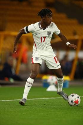 Samuel Amo-Ameyaw of England U21, U 21 England U21 v Kazakhstan U21, UEFA European U21 Championship Qualifying, Football, Molineux Stadium, Wolverhampton, UK - 25 Sep 2026Wolverhampton Molineux Stadium United Kingdom  Copyright: xRyanxBrowne Shutterstockx 17169476bu