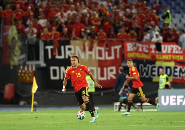 2026 27 UEFA Nations League football match between Italy and Belgium Joaquin Seys of Belgium during the 2026 27 UEFA Nations League football match between Italy and Belgium on September 25, 2026, at the Stadio Olimpico in Rome. ROMA Stadio Olimpico Roma Italia Copyright: xFABIOxSASSOxFabioxSassox 2B2A0213