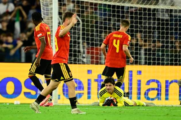 Italy v Belgium - UEFA Nations League 2026 ROME, ITALY - SEPTEMBER 25 : Lammens Senne goalkeeper of Belgium during the UEFA Nations League tournament league phase matchday 1 group A1 match between Italy and Belgium on September 25, 2026 in Rome, Italy, 25 09 2026 Rome Italy  Copyright: xJanxDexMeuleneirx