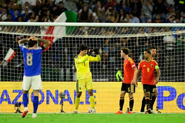 Italy v Belgium - UEFA Nations League 2026 ROME, ITALY - SEPTEMBER 25 : Lammens Senne goalkeeper of Belgium during the UEFA Nations League tournament league phase matchday 1 group A1 match between Italy and Belgium on September 25, 2026 in Rome, Italy, 25 09 2026 Rome Italy  Copyright: xJanxDexMeuleneirx