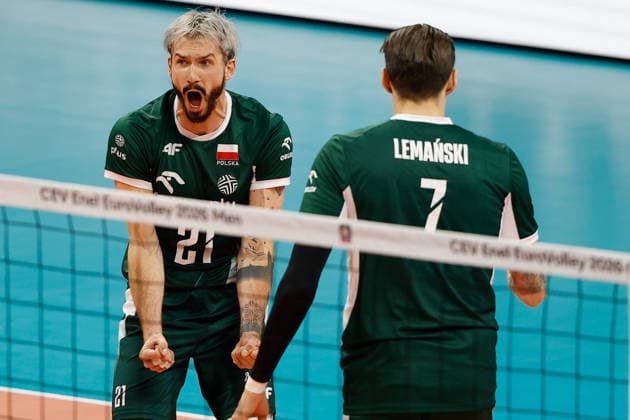 Slovenia V Poland - CEV Enel EuroVolley 2026 Tomasz Fornal 21 of Poland celebrates after scoring during the CEV Enel EuroVolley 2026 semi-finals match between Slovenia and Poland at Unipol Forum in Milano, Italy, on September 25, 2026. Milano Italy Italy  Copyright: xRichardxMorganox originalFilename:morgano-slovenia260925_npZAC.jpg