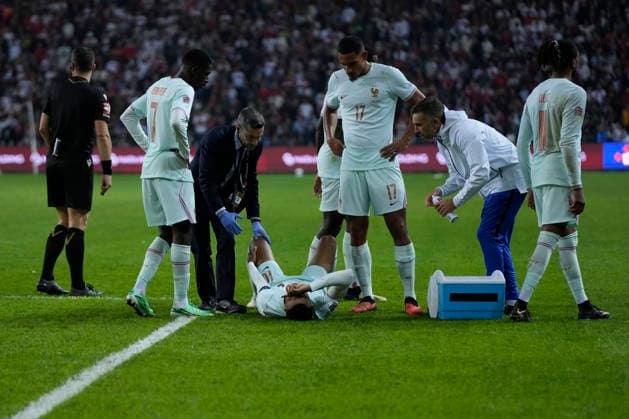 September 25, 2026, Kocaeli, Kocaeli, Turkey: Kylian Mbappe (C) of France celebrates after scoring his team s first goal and left the game due to injury during the UEFA Nations League 2026 27 group phase match between Turkey and France at Kocaeli Stadium in Kocaeli, Turkey, on September 25, 2026. Turkey V France - UEFA Nations League 2026 27 Group A1 MD1  - ZUMAu194 0867871907st Copyright: xTolgaxUluturkx