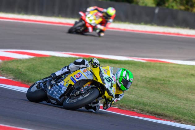 September 25, 2026, Cremona, Italy: Lorenzo BALDASSARRI (ITA) riding for Team Goeleven at turn 10 during Free Practice session 2 of the 2026 WorldSBK EICMA ITALIAN ROUND at Cremona Circuit Angelo Bergamonti in Cremona (Italy), 10th round of the 2026 WorldSBK season..Credit: ZUMA Press WORLDSBK 2026: EICMA ITALIAN ROUND: FP  - ZUMAr158 20260925_aap_r158_057 Copyright: xRiccardoxRighettix