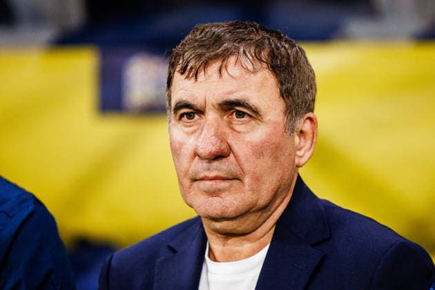 260925 Coach Gheorghe Hagi of Romania during the Nations League football match between Sweden and Romania on September 25, 2026 in Stockholm. Photo: Kenta Jönsson BILDBYRAN COP 210 JM0854 bbeng fotboll football soccer fotball nations league uefa nations league sverige sweden sverige a rumänien romania Copyright: KENTAxJÖNSSON BB260925KJ103