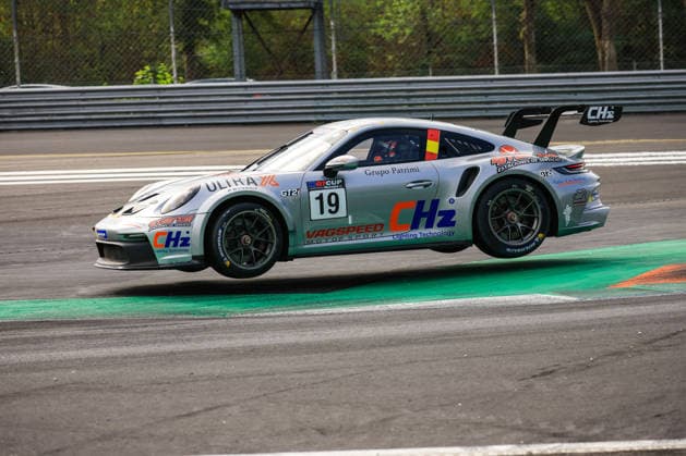MOTORSPORTS - Motorsports - International GT Open - Free Practice Photo by IPA ABACAPRESS.COM88971285 - INTERNATIONAL GT OPEN 500 - at the Autodromo Nazionale Monza on September 25, 2026, in Monza - Practice Session 1 019 GT OPEN CUP Tsunami RT - SMR Fernando Navarrete - ESP Fernando Pedrera - Porsche 992 GT3 Cup AM Monza Italy  Copyright: xIPAxSport ABACAx