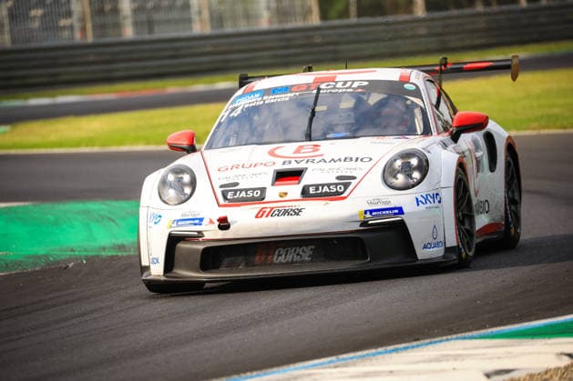 MOTORSPORTS - Motorsports - International GT Open - Free Practice Photo by IPA ABACAPRESS.COM88971306 - INTERNATIONAL GT OPEN 500 - at the Autodromo Nazionale Monza on September 25, 2026, in Monza - Practice Session 1 014 GT OPEN CUP GT Corse - ESP Alejandro Barambio - ESP Borja Garcia - Porsche 992 GT3 Cup PROAM Monza Italy  Copyright: xIPAxSport ABACAx