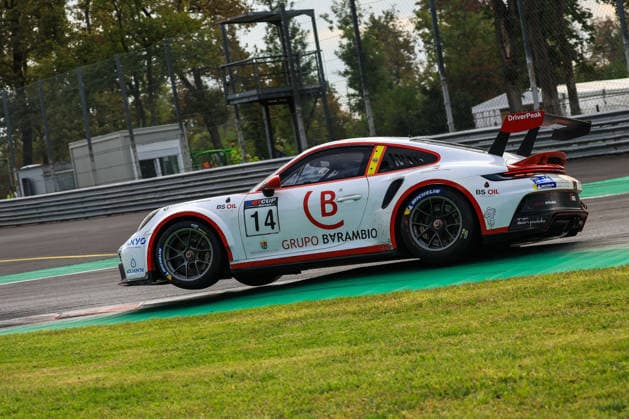 MOTORSPORTS - Motorsports - International GT Open - Free Practice Photo by IPA ABACAPRESS.COM88971322 - INTERNATIONAL GT OPEN 500 - at the Autodromo Nazionale Monza on September 25, 2026, in Monza - Practice Session 1 014 GT OPEN CUP GT Corse - ESP Alejandro Barambio - ESP Borja Garcia - Porsche 992 GT3 Cup PROAM Monza Italy  Copyright: xIPAxSport ABACAx