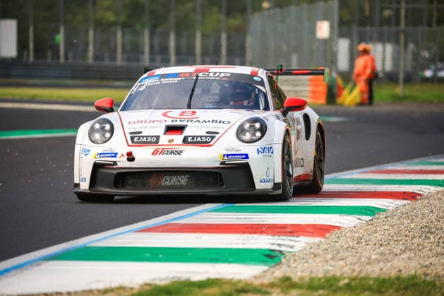 MOTORSPORTS - Motorsports - International GT Open - Free Practice Photo by IPA ABACAPRESS.COM88971336 - INTERNATIONAL GT OPEN 500 - at the Autodromo Nazionale Monza on September 25, 2026, in Monza - Practice Session 1 014 GT OPEN CUP GT Corse - ESP Alejandro Barambio - ESP Borja Garcia - Porsche 992 GT3 Cup PROAM Monza Italy  Copyright: xIPAxSport ABACAx