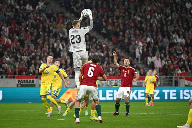 SOCCER - UEFA Nations League - Hungary vs. Ukraine Photo by IPA ABACAPRESS.COM88972527 - Dmytro Riznyk (Ukraine) during the Nations League, Matchday 1, between Hungary and Ukraine on September 26, 2026, at the Puskas Arena in Budapest, Hungary Budapest Hungary  Copyright: xIPAxSport ABACAx