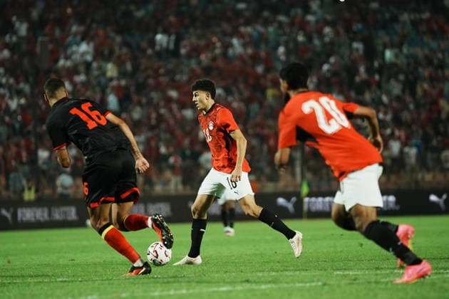 Egypt v Angola - 2027 Africa Cup of Nations CAIRO, EGYPT - SEPTEMBER 25: Egypt national team, Nationalteam player El Mahdy Soliman during the 2027 Africa Cup of Nations qualifying Group B match between Egypt and Angola at Cairo International Stadium in Cairo, Egypt, on September 25, 2026. Fareed Kotb Anadolu Cairo Egypt. Editorial use only. Please get in touch for any other usage.  Copyright: x2026xAnadoluxFareedxKotbx
