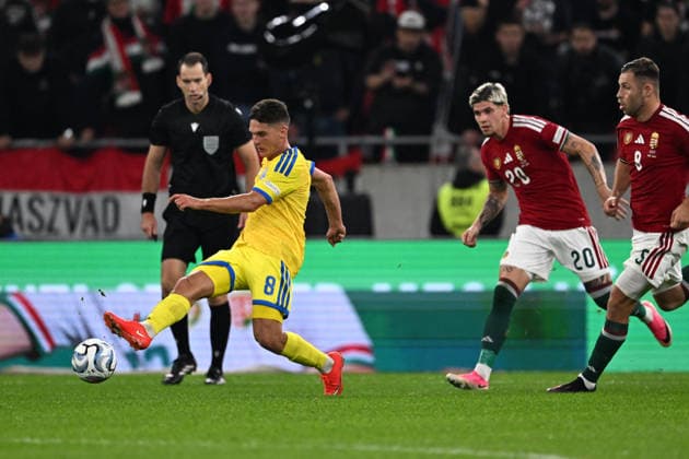 SOCCER - UEFA Nations League - Hungary vs. Ukraine Photo by IPA ABACAPRESS.COM88973234 - Georgiy Sudakov (Ukraine) during the Nations League group stage, Matchday 1, between Hungary and Ukraine on September 26, 2026, at the Puskas Arena in Budapest, Hungary Budapest Hungary  Copyright: xIPAxSport ABACAx