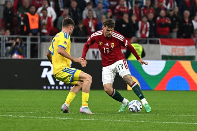 SOCCER - UEFA Nations League - Hungary vs. Ukraine Photo by IPA ABACAPRESS.COM88973628 - Callum Styles (Hungary) during the Nations League phase, Matchday 1, between Hungary and Ukraine on September 26, 2026, at the Puskas Arena in Budapest, Hungary Budapest Hungary  Copyright: xIPAxSport ABACAx