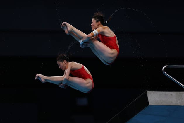 JO Jin Mi & KIM Mi Rae (PRK), SEPTEMBER 26, 2026 - Diving : Women s Synchronised 10m Platform at Tokyo Aquatics Centre during the Asian Games Aichi-Nagoya 2026 in Tokyo, Japan.  aflo_351007781 NaokixMoritax