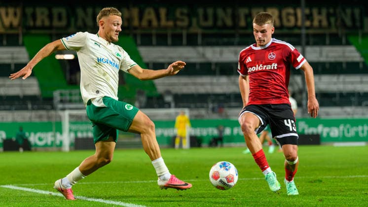 25.09.2026 - Fussball - Saison 2026 2027 - Regionalliga Bayern - 11. Spieltag: SpVgg Greuther Fürth 2 - 1. FC Nürnberg 2 - JoTe - xjoxtex - Jakob Krautkrämer (7, SpVgg Greuther Fürth II ) Tobias Heß Hess (43, 1. FC Nürnberg FCN II )