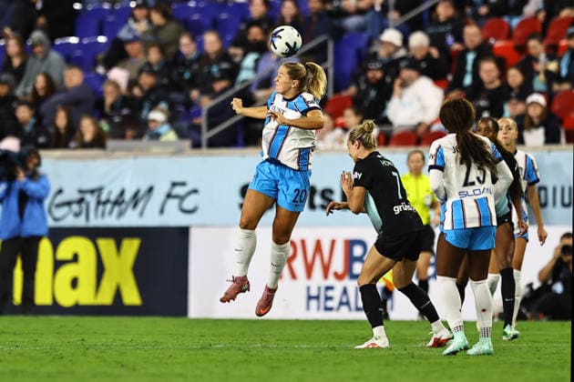 NWSL: Gotham FC Vs. Chicago Stars FC Chicago Stars FC midfielder Bea Franklin 20 during action in the National Women s Soccer League match at Sports Illustrated Stadium in Harrison, on September 25, 2026. Harrison N.J. United States  Copyright: xGordonxDonovanx originalFilename:donovan-nwslgoth260925_np1bv.jpg