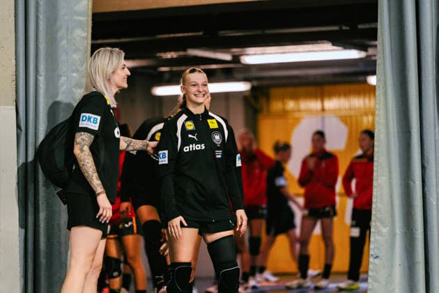 Jana Walther (Deutschland, 44) vor dem Spiel, Spanien vs. Deutschland, Handball, Nationalmannschaft, Frauen, Freundschaftsspiel, 25.09.2026 Spanien vs. Deutschland, Handball, Nationalmannschaft, Frauen, Freundschaftsspiel, 25.09.2026 Granollers Copyright: xEibner-Pressefoto LarsxNeumannx EP_LNN